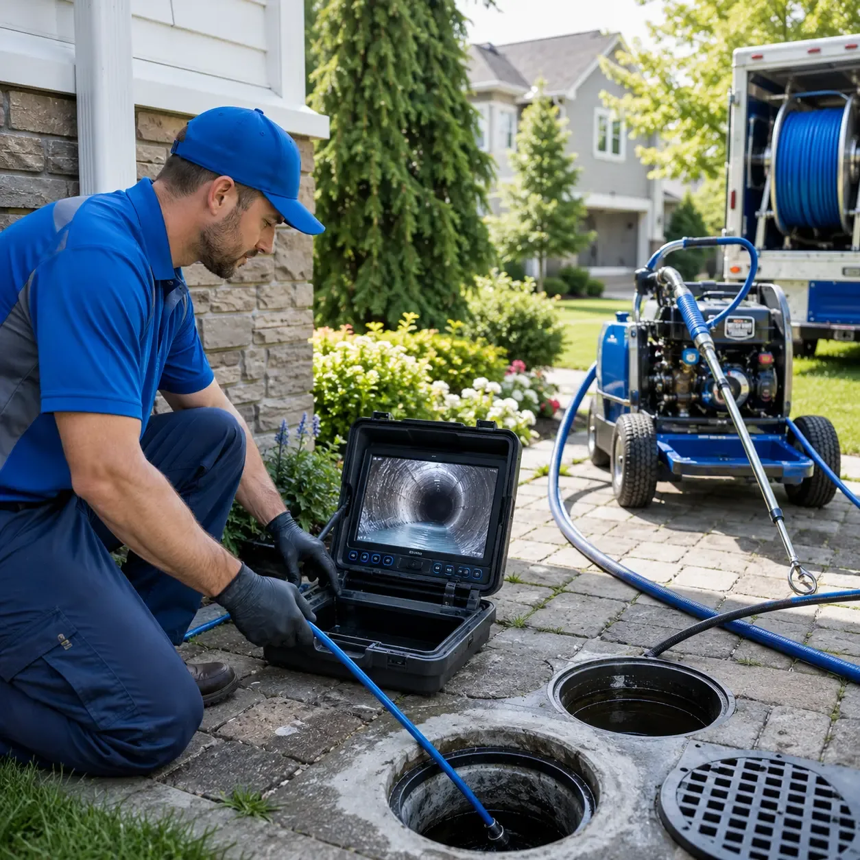 Outdoor drain cleaning professionals serving Manning, IA